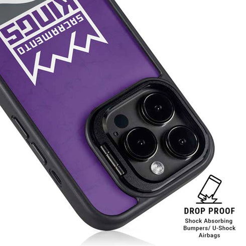 NBA Sacramento Kings Distressed iPhone 13 Pro Kickstand Case